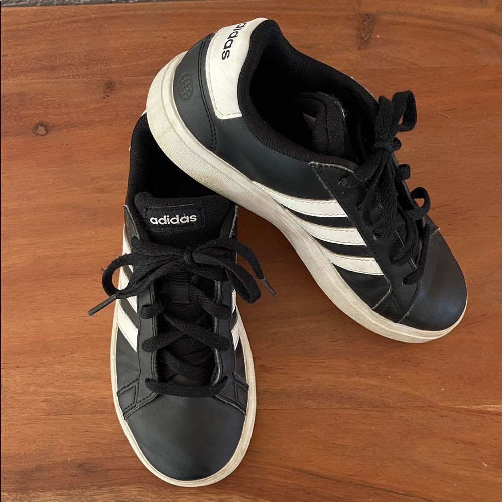 Adidas Classic Black and White Trainers